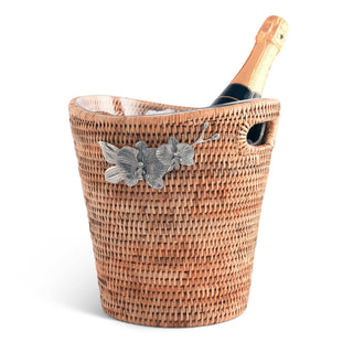 Orchids Hand Woven Wicker Rattan Champagne / Ice Bucket