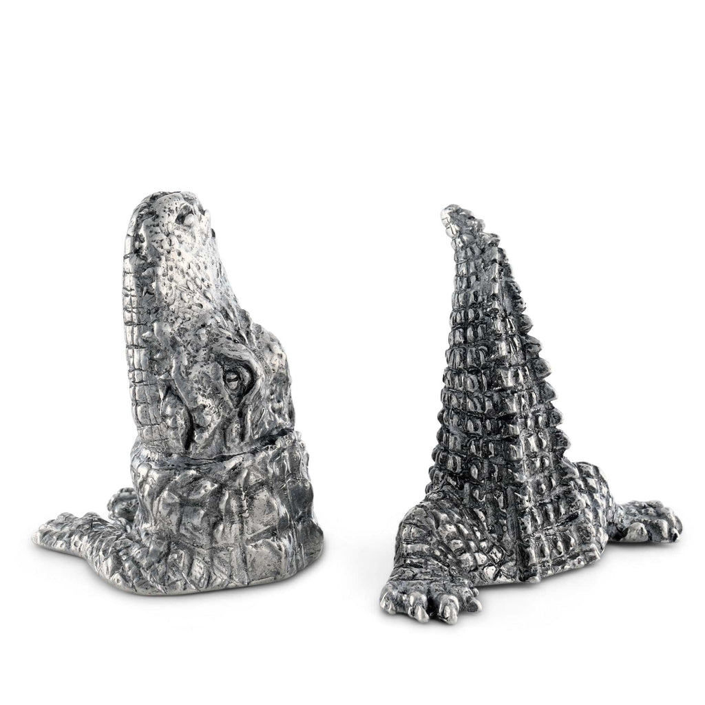 Pewter Alligator Salt & Pepper Set