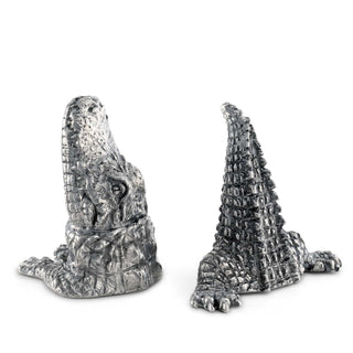 Pewter Alligator Salt & Pepper Set