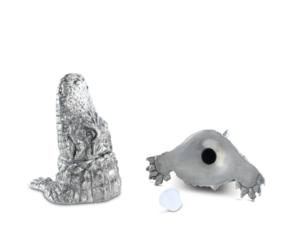 Pewter Alligator Salt & Pepper Set