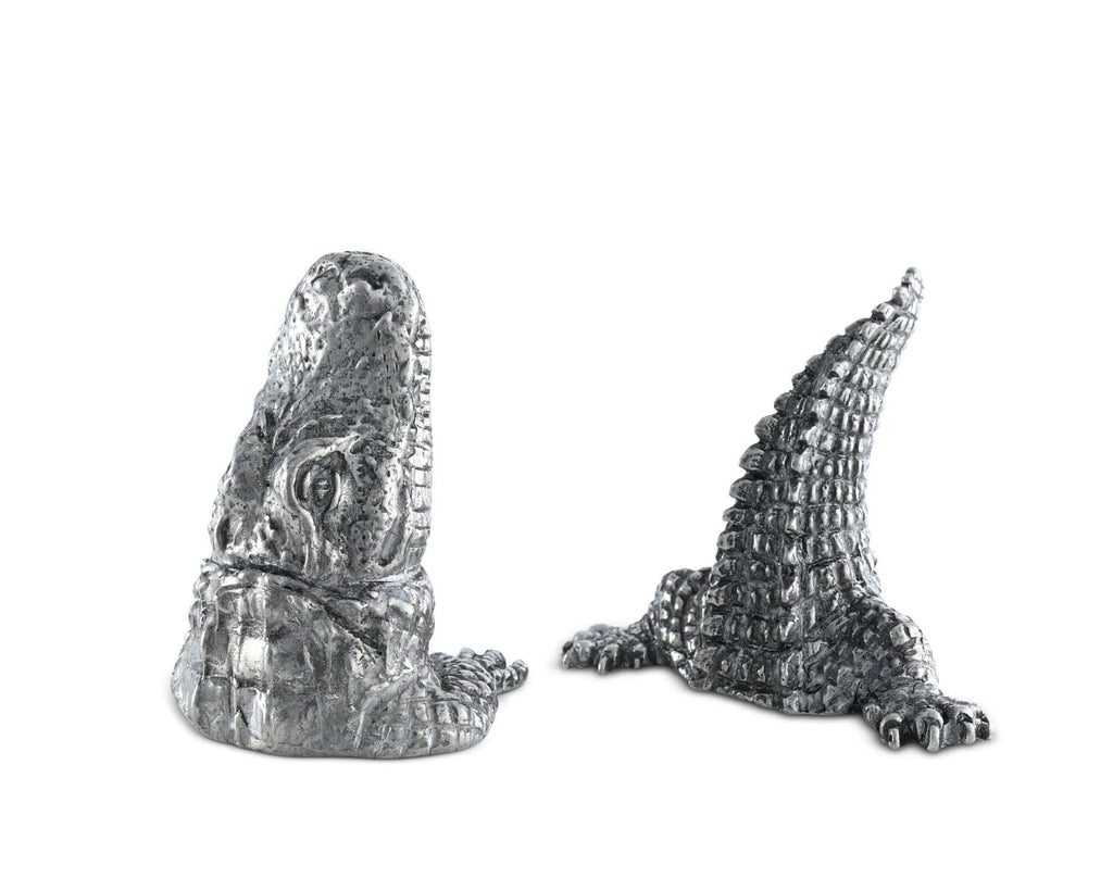 Pewter Alligator Salt & Pepper Set