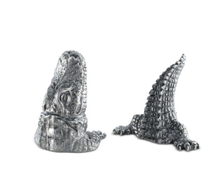 Pewter Alligator Salt & Pepper Set