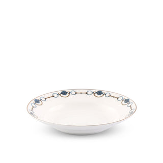 Amarillo Concho Pattern Bone China Soup Plate