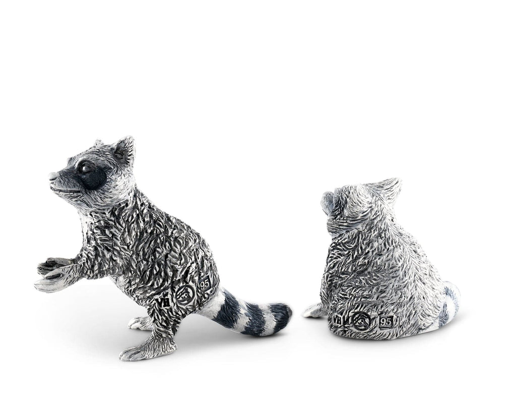 Raccoon Salt & Pepper Set | Vagabond House Woodland Creatures