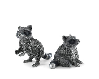 Raccoon Salt & Pepper Set | Vagabond House Woodland Creatures