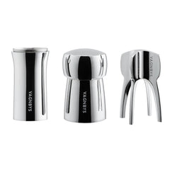 Vagnbys® Stainless Steel Champagne Pourer, Stopper and Twister Set - Anara Lifestyle