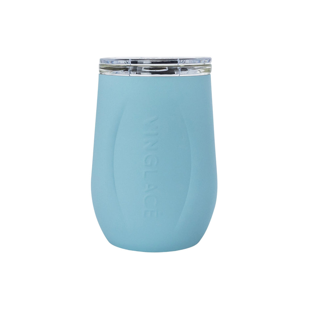 Vinglacé Glass-Lined Wine Tumbler with Lid – 10 oz Insulated Drinkware