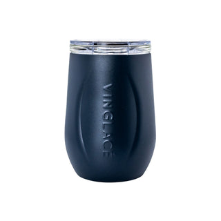 Vinglacé Glass-Lined Wine Tumbler with Lid – 10 oz Insulated Drinkware