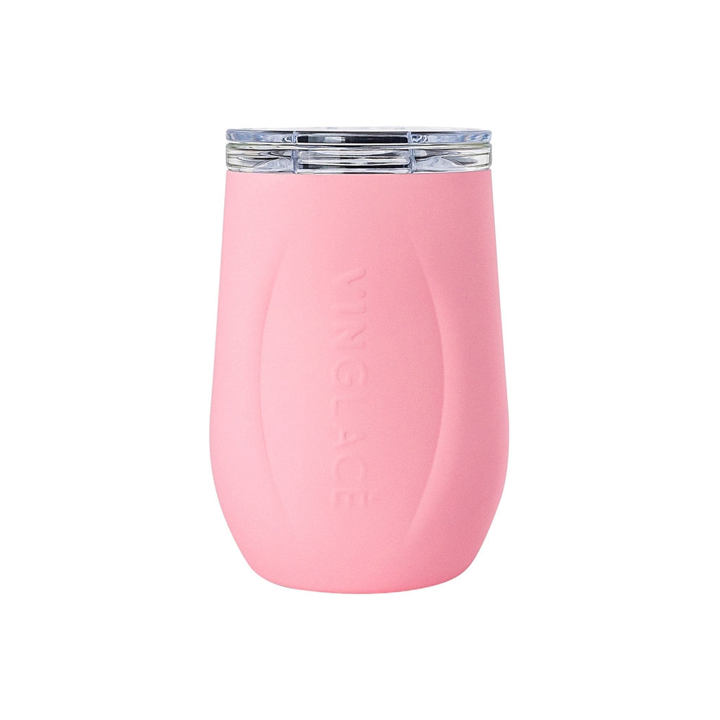 Vinglacé Glass-Lined Wine Tumbler with Lid – 10 oz Insulated Drinkware