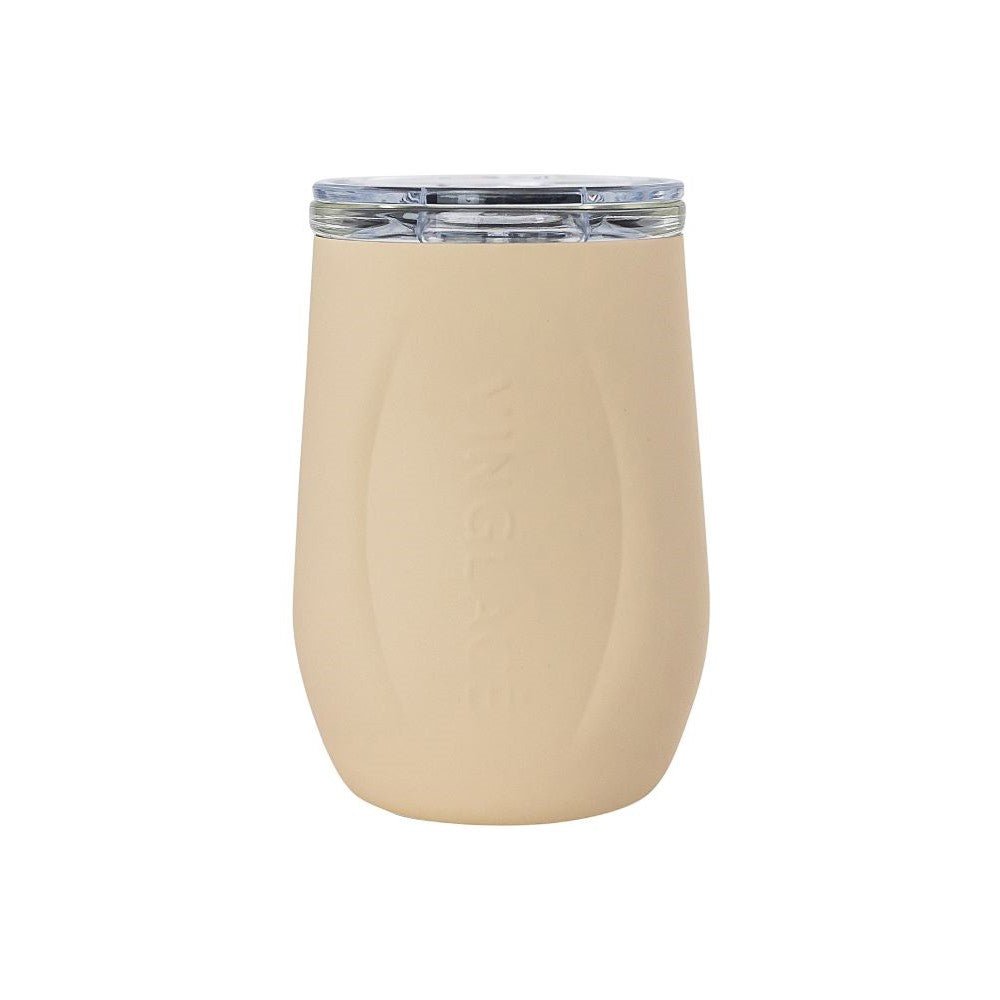 Vinglacé Glass-Lined Wine Tumbler with Lid – 10 oz Insulated Drinkware