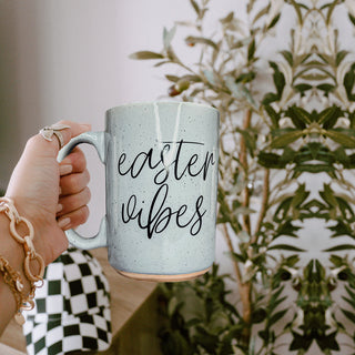 Serving Easter Vibes Coffee Mug – Speckled Spring Ceramic Mug (16.23 oz)