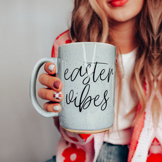 Serving Easter Vibes Coffee Mug – Speckled Spring Ceramic Mug (16.23 oz)