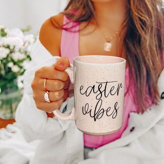 Serving Easter Vibes Coffee Mug – Speckled Spring Ceramic Mug (16.23 oz)