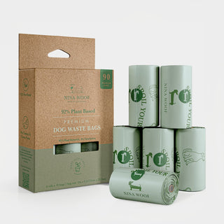 Plant-Based Dog Waste Bags | Eco-Friendly Leak-Proof Pet Poop Bags