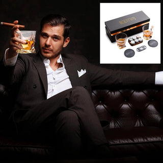 Whiskey Glasses and Accessories - 12 Pieces in Gift Box - Anara Lifestyle