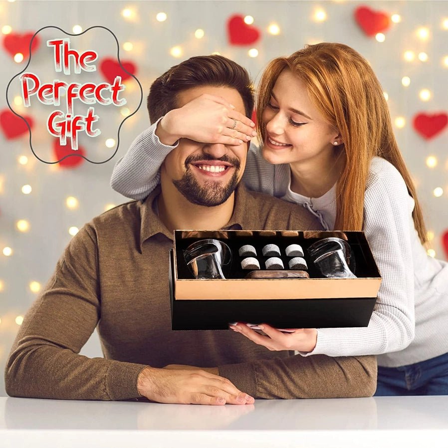 Whiskey Glasses and Accessories - 12 Pieces in Gift Box - Anara Lifestyle