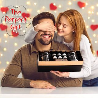 Whiskey Glasses and Accessories - 12 Pieces in Gift Box - Anara Lifestyle
