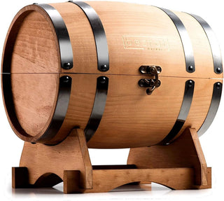 Whiskey Glasses and Accessories in Whiskey Barrel Gift Box - Anara Lifestyle