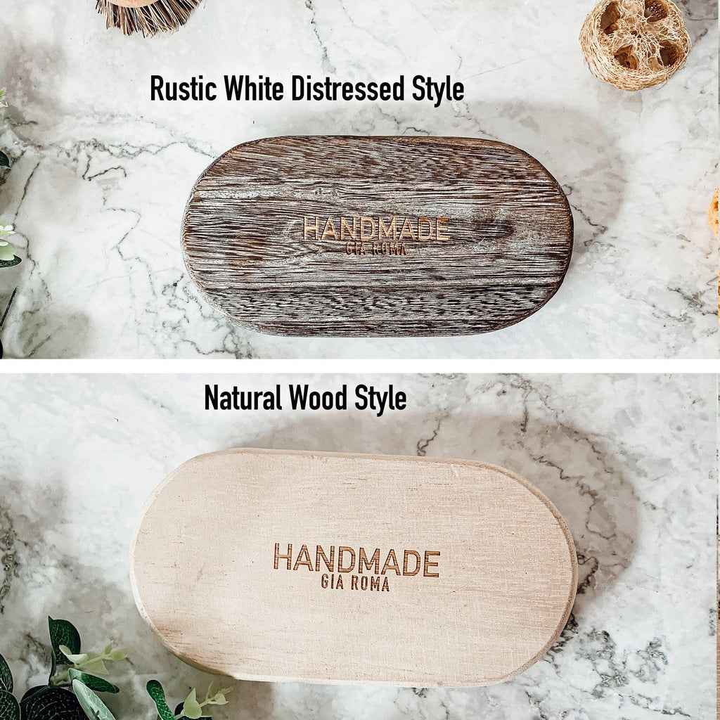 Rustic Wooden Trinket Tray – Handmade Paulownia Wood Organizer