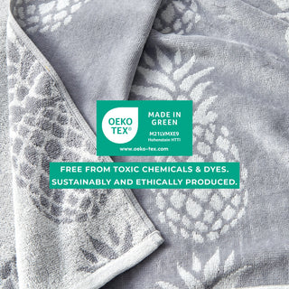 Elegant Cotton Velour Beach Towel Set – Maui Collection (2-Pack)