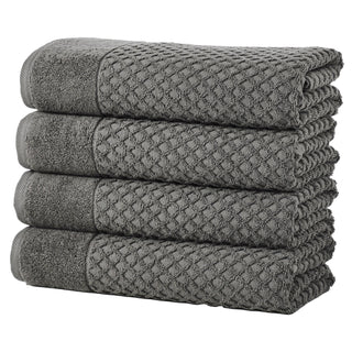 Grayson Cotton Diamond Waffle Weave Bath Towel Set