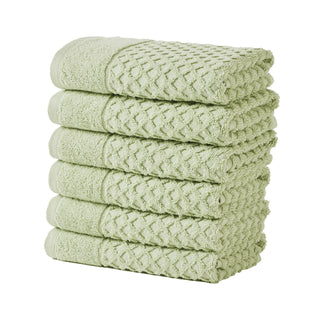 Grayson Cotton Diamond Waffle Weave Bath Towel Set