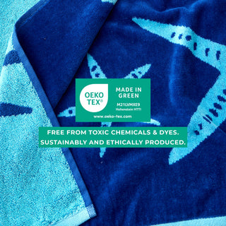 Elegant Cotton Velour Beach Towel Set – Maui Collection (2-Pack)