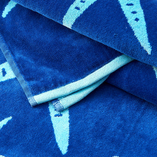 Elegant Cotton Velour Beach Towel Set – Maui Collection (2-Pack)