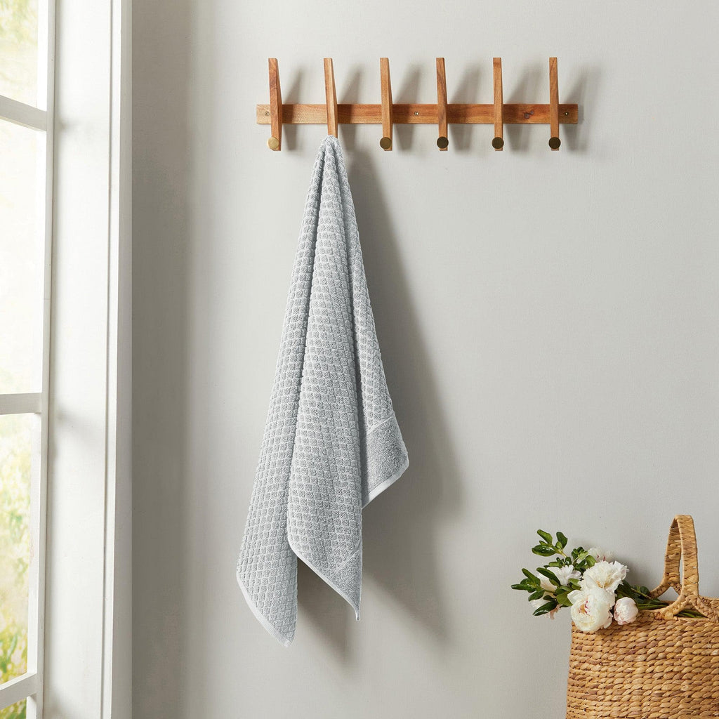 Grayson Cotton Diamond Waffle Weave Bath Towel Set