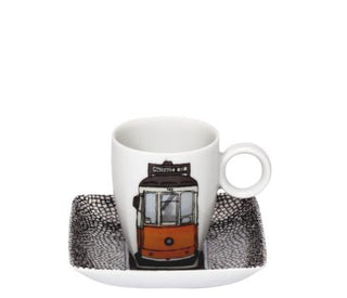 Alma De Lisboa - Set 4 Espresso Cups & Saucers - Anara Lifestyle
