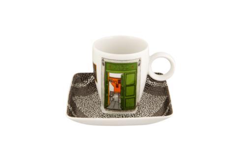 Alma De Lisboa - Set 4 Espresso Cups & Saucers - Anara Lifestyle
