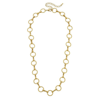 Brie Fornida Chain Necklace in Matte Gold - Anara Lifestyle