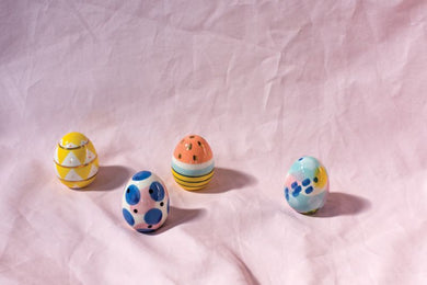 Ceramic Multicolor Artistic Eggs - Anara Lifestyle