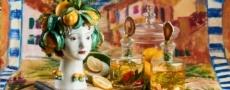 Donatello Tall Ceramic Head Vase, Lemon Décor - Anara Lifestyle