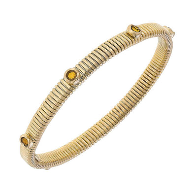 Florence Skinny Watch Band Bangle in Topaz - Anara Lifestyle