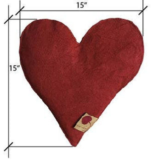 Homeopathic and Therapeutic Heart - Shaped Pillow - Made with love, right here in the USA - Pillow for Sore Muscles & Tummy Aches - Anara Lifestyle