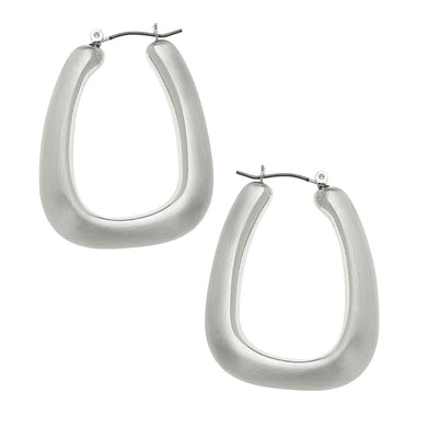 Lainey Puffed Hoop Earrings - Anara Lifestyle