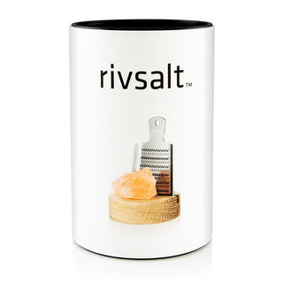 Rivsalt™ Original Himalayan Rock Salt Gift Set – Grater, Rock Salt & Oak Stand