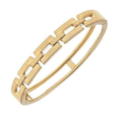 Square Link Bangle Bracelet - Anara Lifestyle