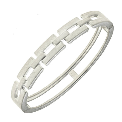 Square Link Bangle Bracelet - Anara Lifestyle