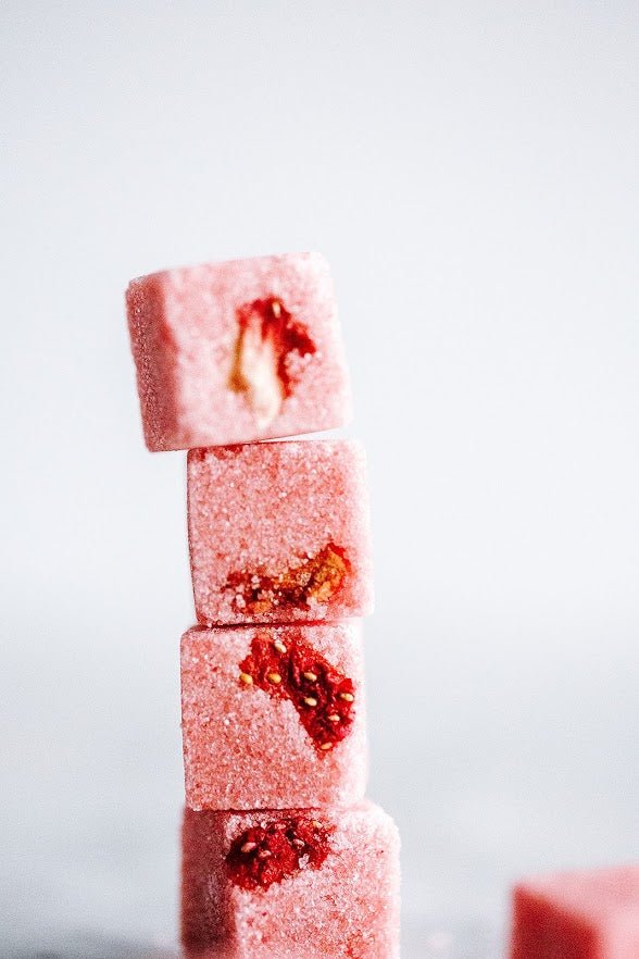 STRAWBERRY - Mini Sugar Cubes - Anara Lifestyle