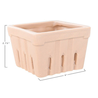 Textured Stoneware Berry Basket - Anara Lifestyle
