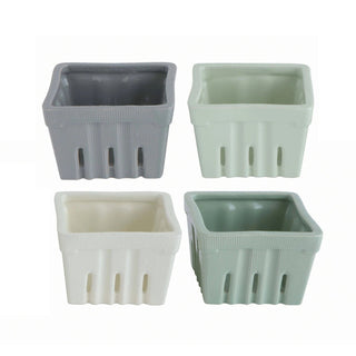 Textured Stoneware Berry Basket - Anara Lifestyle