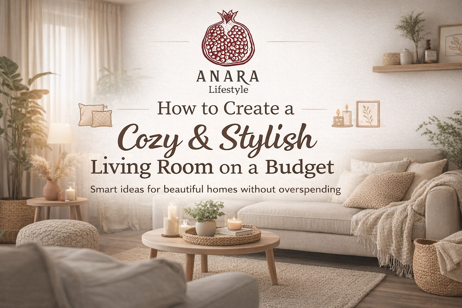 How to Create a Cozy & Stylish Living Room on a Budget