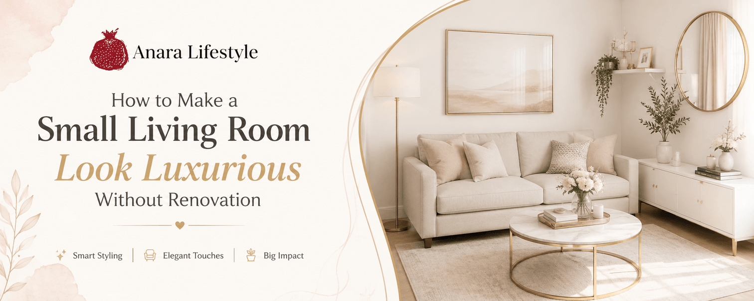 How to Make a Small Living Room Look Luxurious Without Renovation
