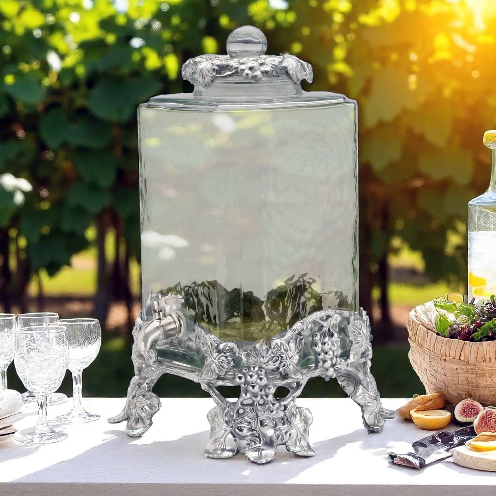 Glass Beverage Server