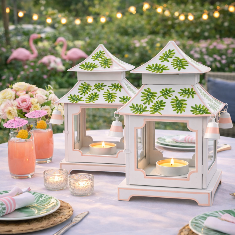 Palm Beach Leaf Pagoda Lantern (4 Sizes)