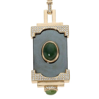Hematite & Jade Necklace