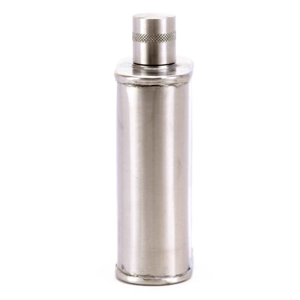 Stealth Industrial Stainless Steel Flask – Matte Precision Design