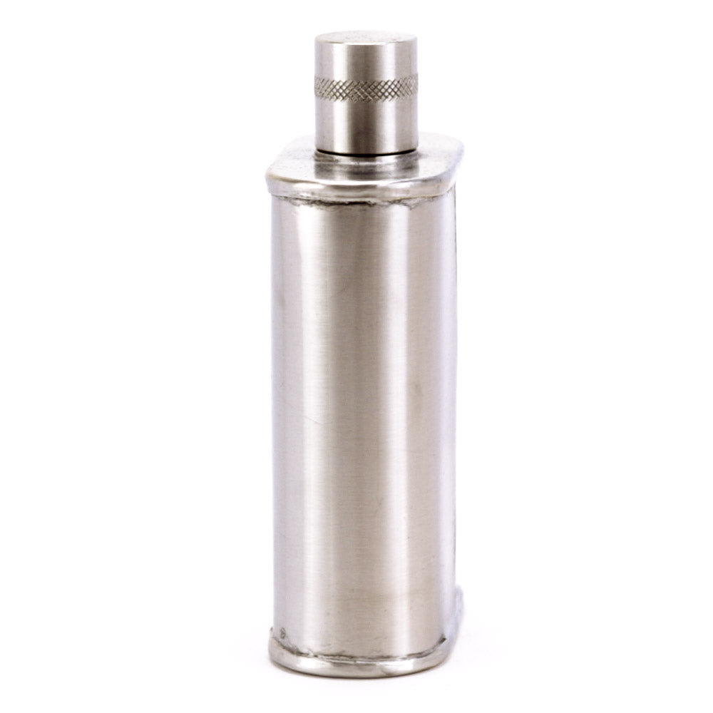Stealth Industrial Stainless Steel Flask – Matte Precision Design